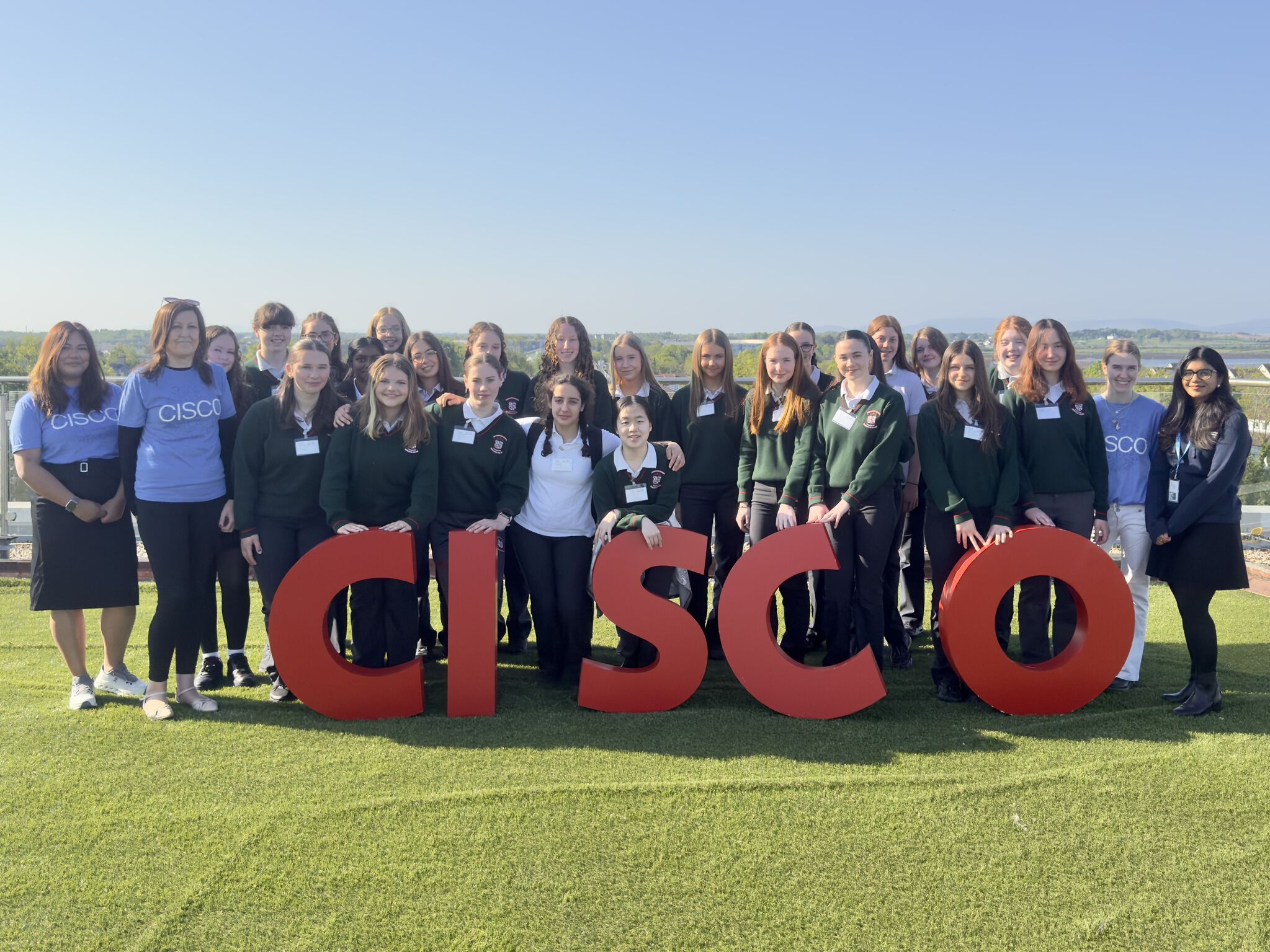 Cisco Galway partnership with Calasanctius College Oranmore for Girls in IT and hackathon events
